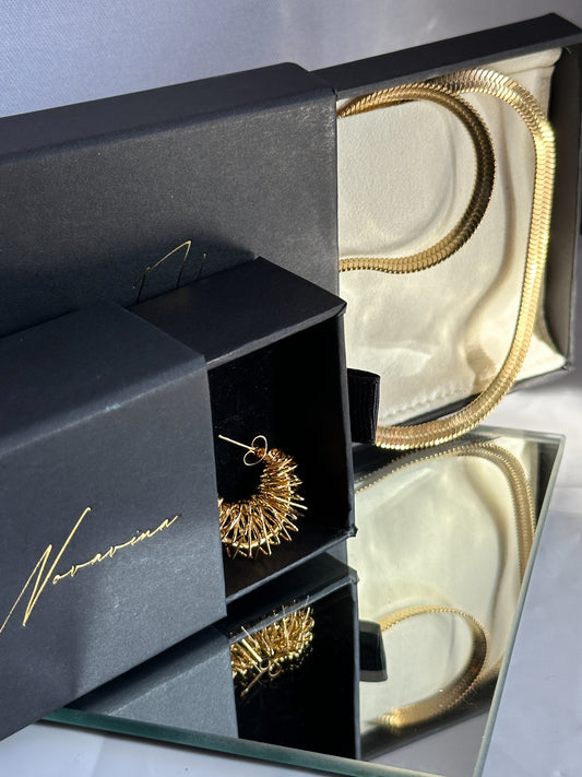 SET #1: FAE + HERRINGBONE (GOLD)